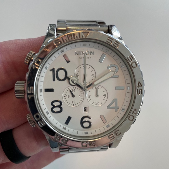 Nixon Other - ORIGINAL Nixon 51-30 Chrono High Polish + White